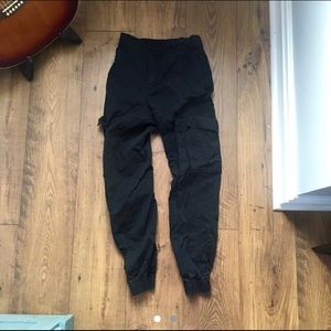Garage Black Cargo Pants